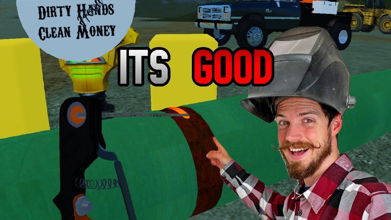 A real welder tries Welding Simulator on Roblox